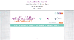 Desktop Screenshot of everythingsbettermonogrammed.com