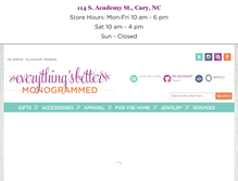 Tablet Screenshot of everythingsbettermonogrammed.com